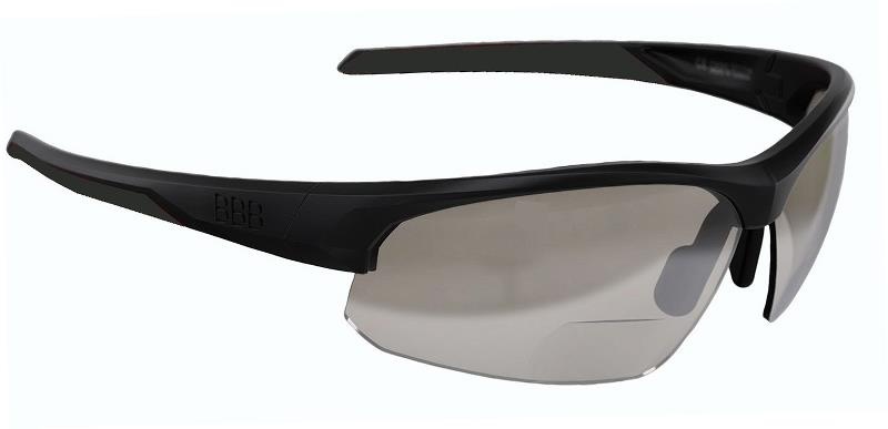 Se BBB Impress Reader - Fotokromiske cykelbriller med læsestyrke +2,5 - Sort hos Cykelexperten.dk
